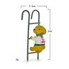 Estilo japonês dos desenhos animados resina ferro madeira mercearias jardinagem carnudo micro paisagem flor plug-in tiro adereços ornamentos resumo