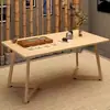 Conjunto de mesa de chá e cadeiras mesa de chá escritório casa suporte de chá mesa retangular conjunto de mesa de jantar moderno minimalista mesa para preparo de chá