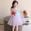 Vestido de Verão para Meninas 2026 Novo Saia Infantil Menininha Bebê Alcinha Saia Rodada Vestido Princesa de Verão