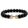 Pulsera Popular Transfronteriza Temu Xiyin Tk para Hombre Obsidiana Mate Poder Bajo Precio Modelo de Volumen Sin Empaque Individual