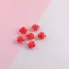 Acessórios de Resina Cor AB Borda Dourada Vaga-lume Rosa Suspenso para Fazer Capa de Celular DIY Cola Creme Cabeça de Grampo Faixa de Cabelo