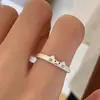 Anillos de Pareja de Gatito y Cachorro Lindos para Hombres y Mujeres Anillos de Combinación de Personalidad Apilables Enviar a Novia Anillo Abierto Creativo Venta al por Mayor