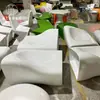 Plástico reforzado con fibra de vidrio centro comercial silla de ocio combinación creativa de empalme taburete maceta banco de descanso arte público exterior venta directa