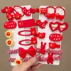 Dia Nacional Bandeira Vermelha Cinco Estrelas Grampo de Cabelo Headband Feminino Dia Nacional Headband Infantil Acessórios de Cabelo Infantil Grampo de Cabelo Meninas Elástico Headband Headband