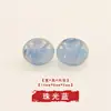 Pulsera de Cuentas Redondas de Hilo de Resina Joyería Hecha a Mano DIY Accesorios para Ropa Cuentas de Agujero Grande Accesorios para Ropa Hebilla de Cordón para Sudadera