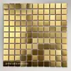 Pacote de Adesivos Decorativos Mosaico de Aço Inoxidável Metal Prata Escovado Superfície Espelhada para Pilares Balcões de Bar Paredes de Fundo de Restaurante