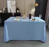Mantel personalizado satén tacto de lujo ligero mantel para mesa de conferencias salón evento de banquete mesa de postres mantel para mesa de salón de belleza