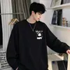 Camiseta casual de manga larga para hombre de otoño, suéter unisex versátil y holgado para hombre, los hombres pueden personalizar el LOGO