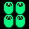Tapa de válvula de neumático luminosa tapa de válvula de coche boquilla de aire para neumático de vacío de coche eléctrico decoración de cubierta de núcleo de válvula luminosa