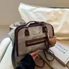 Bolsa de Ombro Grande Capacidade Estilo Coreano 2025 Outono Nova Retro para Trabalho Simples Moda Tendência Mochila Bolsa de Mão para Mulheres