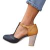 Jti Novos Sapatos Femininos Desejo Estação Independente da Amazon Exportação 35-43 Tamanho Grande Sandálias de Salto Grosso