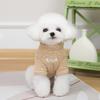 Roupas Personalizadas de Fábrica para Cachorros Colete de Veludo Quente de Inverno Roupa para Pets Gatos Cães de Porte Pequeno Colete Dupla Face de Veludo