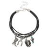 Pulsera de aleación nicho exagerado transfronterizo europeo y americano moda femenina personalidad cadena borla multi-elemento pulsera al por mayor