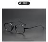 Armazón de Gafas de Titanio Puro, Mismo Modelo que el Carey 10518, Armazón Cuadrado Dorado, Adecuado para Miopía Alta, Armazón de Gafas Retro de Moda