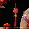 2026 Año del Caballo Nuevo Colgante de la Fortuna Rojo Nuevas Decoraciones de Año Nuevo Adornos Colgantes Festivos Festival de Primavera Artículos de Año Nuevo Artículos de Decoración