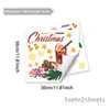Papá Noel, elementos de árbol de Navidad, pegatinas para ventana de decoración navideña, pegatinas de pared, decoración de pared de fondo para el hogar, pegatinas de pared autoadhesivas