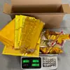 15 de julho (Ano novo chinês) ofertas, adoração, culto aos ancestrais, visita a túmulos, papel amarelo, queimar papel, (dinheiro do inferno), (barras de ouro), (dinheiro de papel perfurado) conjunto completo em uma caixa.
