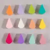 Esponja Gota d'Água para Pó, Esponja de Maquiagem Descartável, Almofada de Ar, Bloco de Esponja para Unhas de Uso Duplo Seco e Úmido