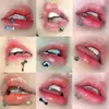 Rosca Interna Hueso Garra de Gato Uña de Labio Anillo de Labio Colección Acero de Titanio Lindo Dulce Genial Hueso de Oreja Uña de Labio Joyería para Perforación