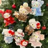 Nuevo Llavero de Peluche Original de Hello Kitty, Exquisito Atuendo de Muñeca, Regalo Perfecto para Muñecas, Accesorio para Bolsos