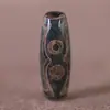 Pulseira de Contas Dzi de Ágata Natural Nove Olhos, Contas Soltas, Três Olhos, Vários Estilos, Acessórios de Pulseira Estilo Étnico Vintage