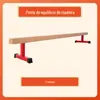 Equipamento de Treinamento de Aptidão Física Infantil Jardim de Infância Aptidão Física Esportes Combinação Esportiva Barra de Equilíbrio Rampa Tapete Conjunto Esportivo