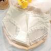 Mayoreo Panties de Cintura Media para Mujer de Seda de Hielo con Lazo, Entrepierna de Algodón Puro, Transpirables, Sensación Nude, Ajuste a la Cadera, Triángulo de Nailon para Niñas
