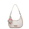 Nuevo Bolso de Lona Estilo Francés de Nicho Luna para Mujer 2026, Bolso de Hombro Cruzado de Gama Alta para Debajo del Brazo, Bolso de Cuadros para Mujer