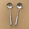 Atacado Aço Inoxidável Panela Quente Concha Escumador 7cm Pequeno Escumador para Cozinha Doméstica Utensílios de Cozinha Panela Quente Pequena Concha