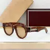 Jmm Rollingsun Moda Europea y Americana Nueva Lujo Gafas de Sol con Montura Redonda Turquesa Anti-UV Gafas de Sol de Moda