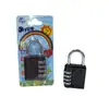 Candado de Combinación Montado en Tarjeta Candado de Código Digital Seguridad Mochila Cremallera Candado Mini de Combinación Pequeño de Aleación de Zinc