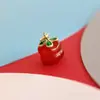 Colgante de ágata roja caqui gota pequeña deslizamiento sur caqui rojo pequeño deslizamiento collar pulsera accesorios de joyería diy colgante