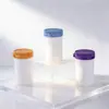 Fabricante de origen de botellas con tapa de seguridad de giro y presión, botellas de plástico serigrafiadas y estampadas en oro, especificaciones completas, botellas blancas de PET PE