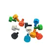 Tornillos coloridos de apriete manual M3M4M5M6 para gabinetes de computadora y gabinetes, tornillos de ajuste moleteados de aleación de aluminio