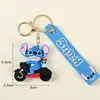 Llavero colgante de Stitch transfronterizo, figura de goma blanda de dibujos animados, regalo de vacaciones, pequeño regalo creativo, personalizable