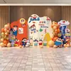 Decoração de Primeiro Aniversário Tema Crayon Shin-chan Meninos Meninas Bebê Lua Cheia Cem Dias Parede de Fundo Placa KT Personalizado
