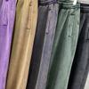Yuan Senwang Europa e Estados Unidos maré nova marca retro 360g rua do velho Wei calças americano rufião bonito toe calças casuais masculinas e femininas