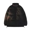 2026 Inverno Novo Jaqueta Masculina de Algodão Estilo Coreano Cor Sólida Simples Acolchoada Grossa Quente Gola Alta Solta Jaqueta Acolchoada de Algodão Roupa Exterior Masculina