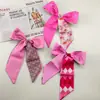 Bufanda Larga y Estrecha Color Rosa Bayas para Mujer, Versátil para Primavera y Verano, Se Puede Usar para Atar el Cabello, Decorar Bolsas, como Regalo, o como Bufanda de Cinta