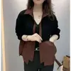 Nuevos estilos de primavera y otoño: camisas para mujer, talla extra, corte holgado, casual, prenda exterior ligera de manga larga para mujeres de mediana edad