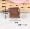 Cola Cremosa DIY Brinquedos de Comida Simulada Acessórios de Resina de Chocolate Grampo de Cabelo Feito à Mão Capa de Celular Materiais para Acessórios de Cabelo