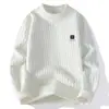 Artículo popular de venta caliente transfronteriza en stock: Nuevo suéter casual de punto fino para otoño e invierno, suéter básico, talla grande de corte holgado