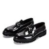 Mocasines de Cuero Genuino para Hombre Zapatos de Cuero Cómodos Zapatos de Cuero Casual de Negocios para Hombre Zapatos de Boda Zapatos de Moda Estilo Británico Combinable