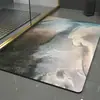 Alfombrilla de Piso de Barro Diatomeo Suave Mármol, Alfombrilla Absorbente, Alfombrilla Antideslizante para Baño, Alfombrilla para Piso de Baño, Alfombra de Baño de Secado Rápido