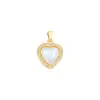 [Oro Real de Cobre] Amor Simple, Único y Elegante Exportación Transfronteriza DIY Joyería Hecha a Mano Cobre Circonio Incrustación de Micro-Piedras Colgante