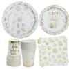 "Personalización de Plato de Cena Temático Laipin" Set de Fiesta Plato de Plástico Desechable Vaso Decoración de Fiesta de Cumpleaños