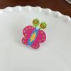 Broche Novo INS Bonito Desenho Animado Pin Acrílico Atacado Emblema Pingente Pequena Barraca de Jóias