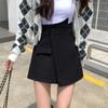 Falda para Mujer que Cubre las Caderas Verano 2023 Nuevo Diseño con Sentido de la Moda Nicho Falda que Cubre las Caderas Negra Línea A Falda Corta Pantalones