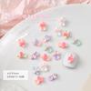 Louça de Resina Desenho Animado Acessórios para Nail Art Cor Macaron da Moda Estilo Creme Laço Colher Pequena Acessórios de Decoração para Unhas