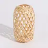 Linterna de tejido de bambú para el Día de Año Nuevo, linterna mini brillante de mano, paquete de materiales para manualidades DIY para niños, estilo antiguo, bote pequeño